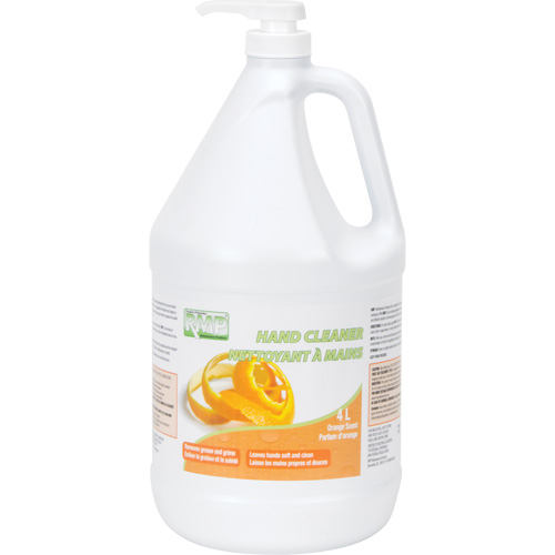 Nettoyant pour les mains &agrave; l'orange, Cr&egrave;me, 4 L, Cruche, Orange Sécurité Médic