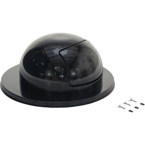 Drum Waste Disposal Top, Dome Lid, Metal, Fits Container Size: 23-1/2" Dia. Sécurité Médic
