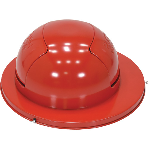 Couvercle pour baril &agrave; d&eacute;chets, Couvercle bomb&eacute;, M&eacute;tal, Convient aux contenants 23-1/2" dia. Sécurité Médic