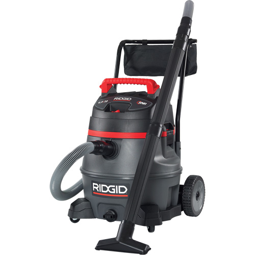 NXT Industrial Vacuum with Cart, Wet-Dry, 6 HP, 14 US Gal. (53 Litres) Sécurité Médic