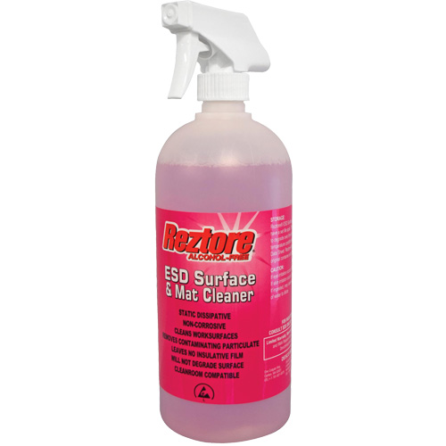 Nettoyant de surfaces et tapis ESD Reztore Sécurité Médic