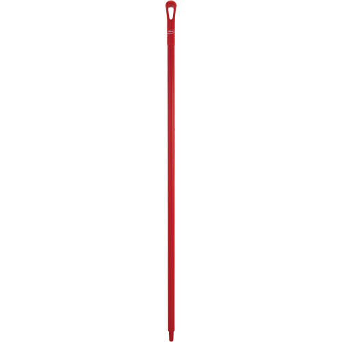 Ultra Hygiene Handle, Broom/Scraper/Squeegee, Red, Ergonomic, 59" L Sécurité Médic