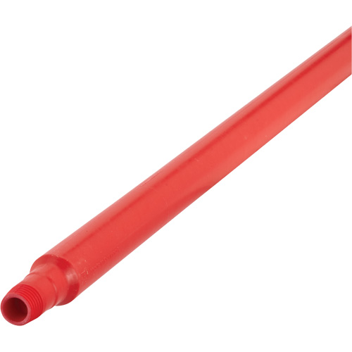 Ultra Hygiene Handle, Broom/Scraper/Squeegee, Red, Ergonomic, 59" L Sécurité Médic