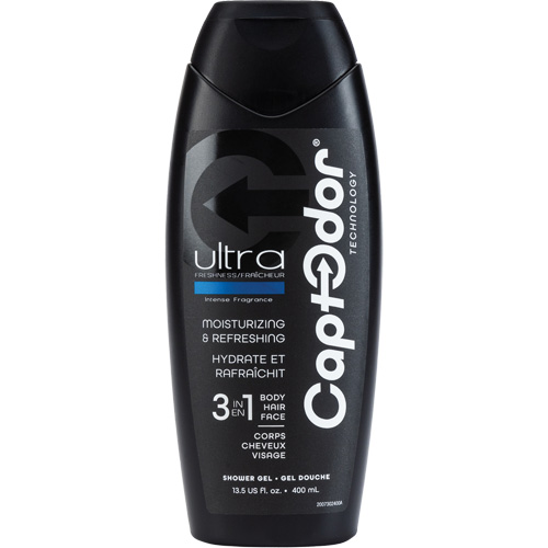 3 in 1 Shower Gel, 400 ml, Ultra Freshness, Bottle Sécurité Médic