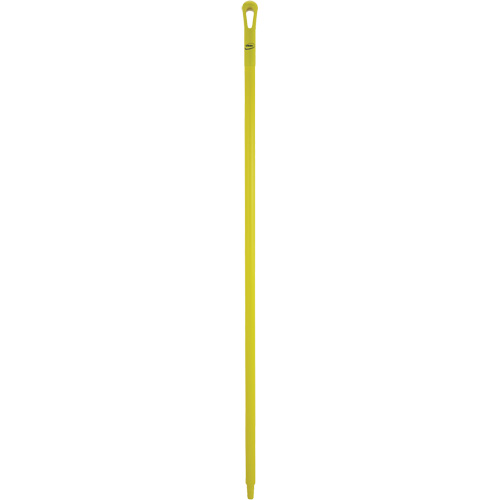 Manche ultra hygi&eacute;nique, Balai/Grattoir/Raclette, Jaune, Ergonomique, 59" lo Sécurité Médic