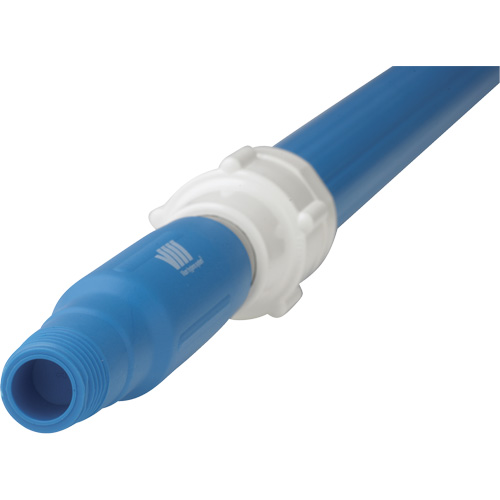 Manche de brosse pour plateforme, Brosse/Support &agrave; tampon, Bleu, T&eacute;lescopique, 62"-113" lo Sécurité Médic