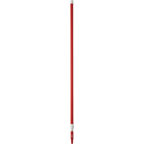 Manche de brosse pour plateforme, Brosse/Support &agrave; tampon, Rouge, T&eacute;lescopique, 62"-113" lo Sécurité Médic
