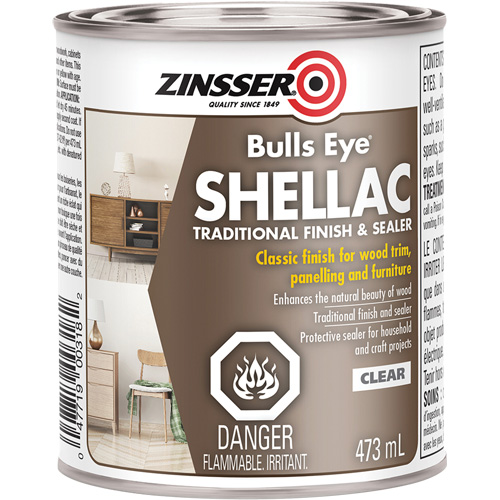 Scellant &agrave; la gomme-laque Zinsser Bulls Eye Sécurité Médic