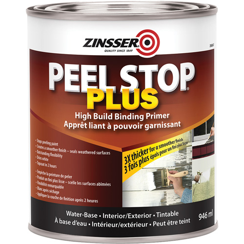 Peel Stop&reg; Plus High Build Binding Primer, 946 ml, Can, White Sécurité Médic
