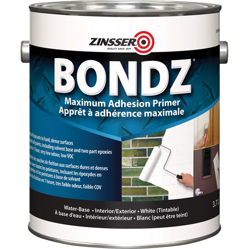Bondz&reg; Maximum Adhesion Primer, 3.78 L, Gallon, White Sécurité Médic