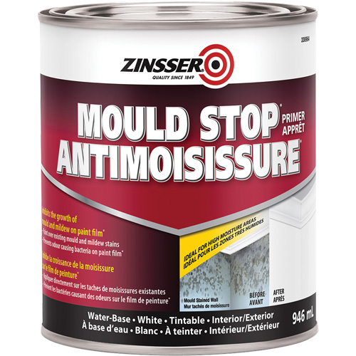 Mold Stop Primer, 946 ml, Can, White Sécurité Médic
