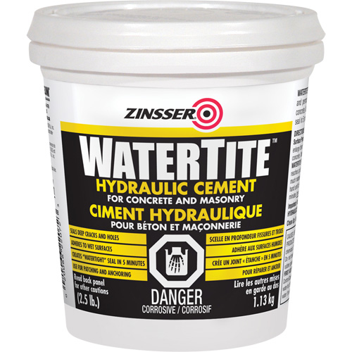 Watertite&reg; Hydraulic Cement Sécurité Médic