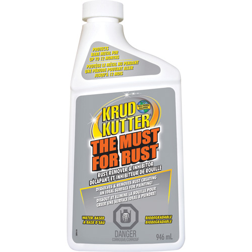 The Must for Rust Rust Remover & Inhibitor, Bottle Sécurité Médic