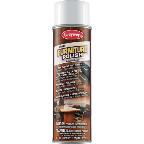 Vernis pour meubles, 20 oz, Canette a&eacute;rosol Sécurité Médic