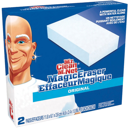 Magic Eraser Scrubbing Sponges, Scrubbing, 2-3/10" W x 4-3/5" L Sécurité Médic