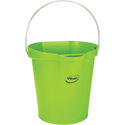 Seau pour l'hygi&egrave;ne des aliments, Lime, 3 gal. US Sécurité Médic