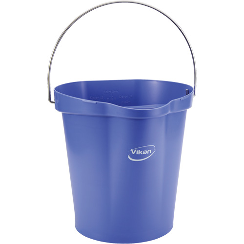 Seau pour l'hygi&egrave;ne des aliments, Mauve, 3 gal. US Sécurité Médic