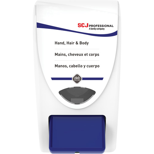 Distributeur de nettoyant pour la douche, Pompe, Capacit&eacute; de 1000 ml, Format Cartouche de recharge Sécurité Médic