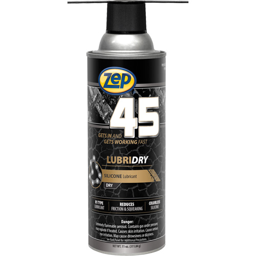 45 Lubridry Silicone-Based Dry Lubricant, Aerosol Can Sécurité Médic