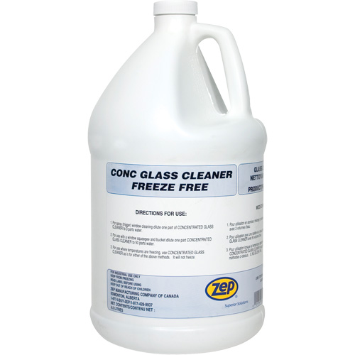 Nettoyant pour verre concentr&eacute; &agrave; l&eacute;preuve du gel, 4 L, Cruche Sécurité Médic