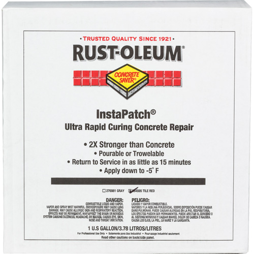 Concrete Saver&reg; InstaPatch&reg; Concrete Repair, Kit, Red Sécurité Médic