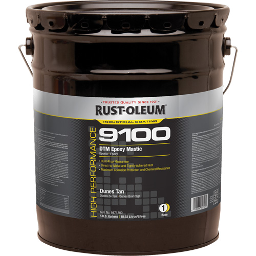 Base de mastic &eacute;poxy DTM du syst&egrave;me 9100, Dune de sable, 5 gal., Seau Sécurité Médic