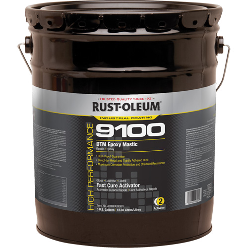 9100 System DTM Epoxy Mastic Fast Cure Activator, 5 gal., Pail Sécurité Médic