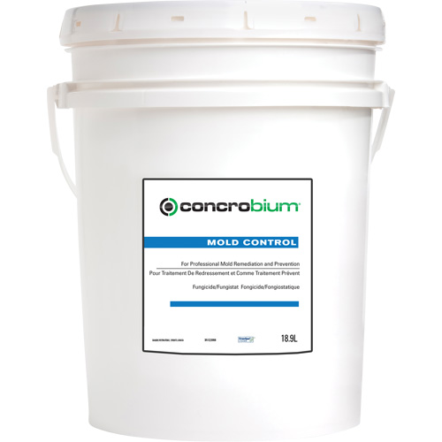 Antimicrobien &agrave; double action Concrobium Mold Control, 18,9 L, Seau Sécurité Médic
