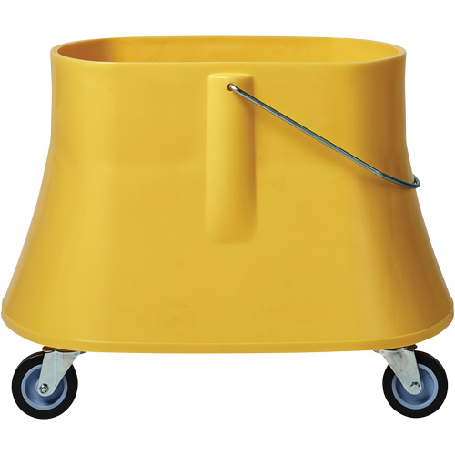 Seau pour vadrouille Champ, Capacit&eacute; de 10 gal. US (40 pintes), Jaune Sécurité Médic