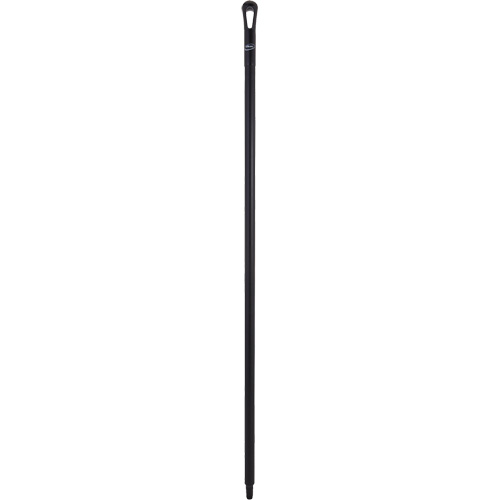 Ultra Hygiene Handle, Broom/Brush/Scraper/Squeegee, Black, Ergonomic, 59" L Sécurité Médic