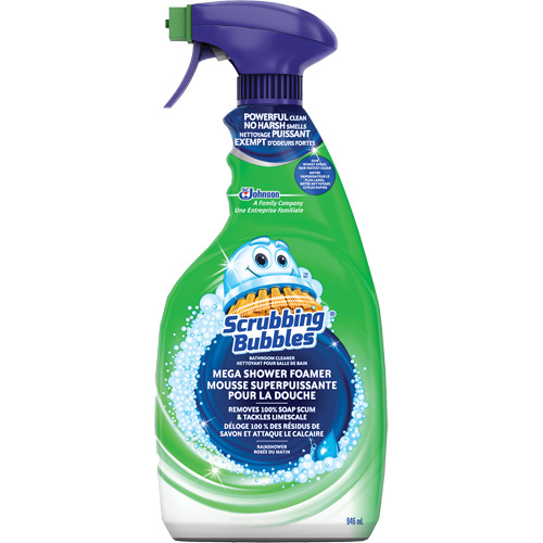 Scrubbing Bubbles&reg; Mega Shower Foamer&reg; Bathroom Cleaner, 946 ml, Trigger Bottle Sécurité Médic