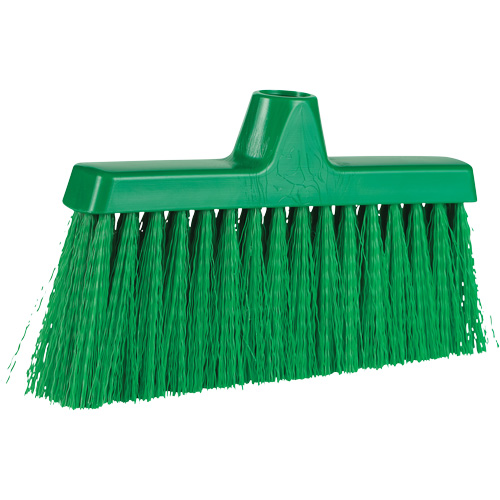 ColorCore Angle Head Broom, Medium Bristles, 10", Polypropylene, Green Sécurité Médic