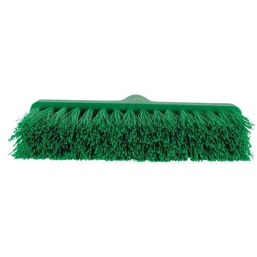 ColorCore Angle Head Broom, Medium Bristles, 10", Polypropylene, Green Sécurité Médic