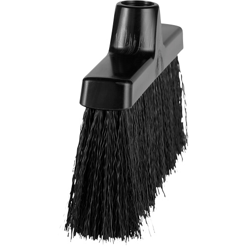 Balai oblique ColorCore, Crins Moyen, 10", Polypropyl&egrave;ne, Noir Sécurité Médic