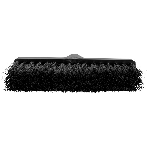 Balai oblique ColorCore, Crins Moyen, 10", Polypropyl&egrave;ne, Noir Sécurité Médic