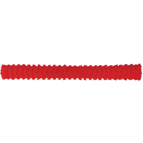 ColorCore Push Broom, Fine Bristles, 24", Polypropylene, Red Sécurité Médic