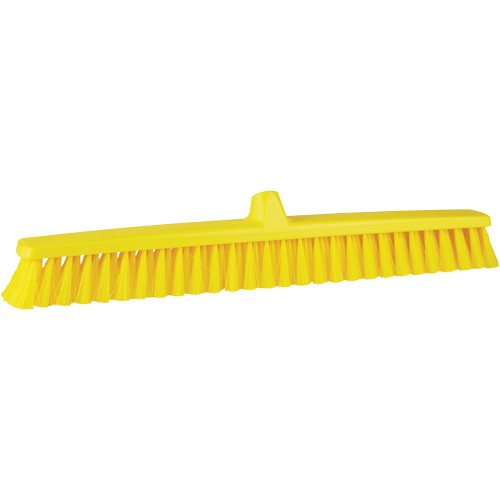 Balai-brosse ColorCore, Crins Fin, 24", Polypropyl&egrave;ne, Jaune Sécurité Médic