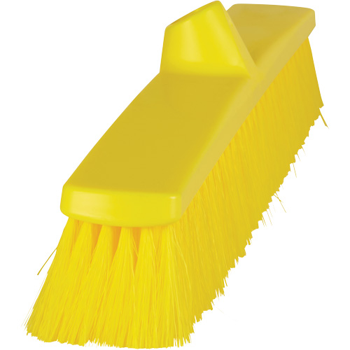 Balai-brosse ColorCore, Crins Fin, 24", Polypropyl&egrave;ne, Jaune Sécurité Médic