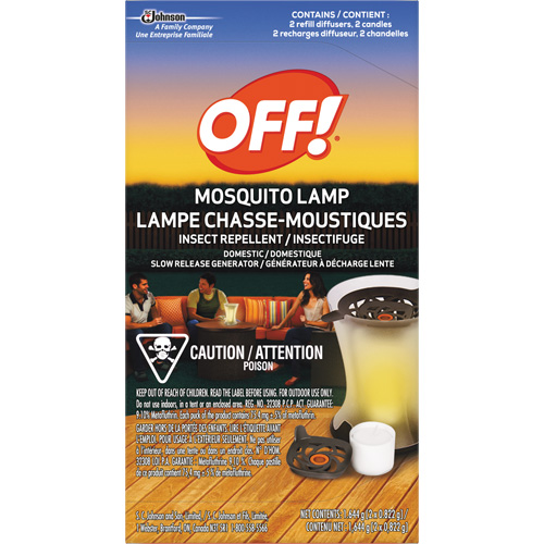 Recharge pour lampe chasse-moustiques Off! PowerPad, Sans DEET, Recharge,  Sécurité Médic
