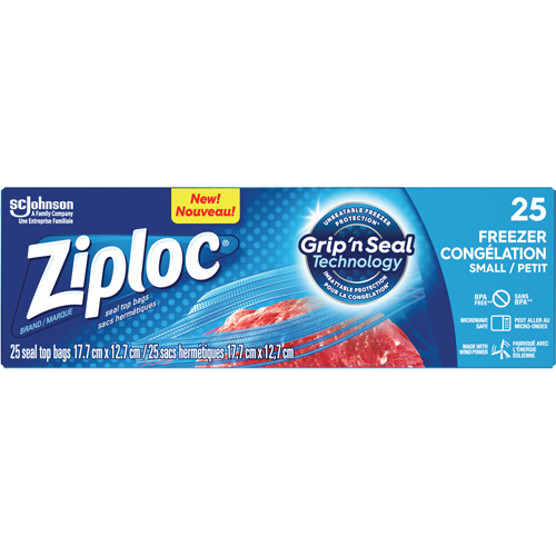 Ziploc&reg; Freezer Bags Sécurité Médic