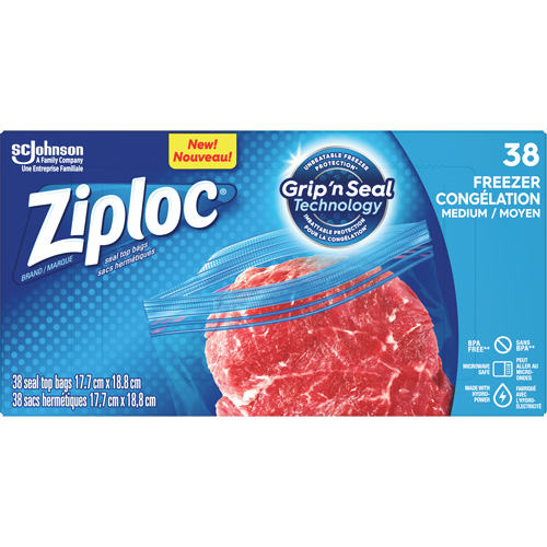 Ziploc&reg; Freezer Bags Sécurité Médic