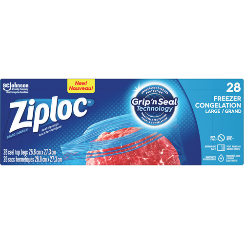 Ziploc&reg; Freezer Bags Sécurité Médic