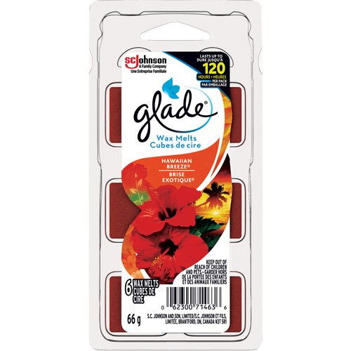 Glade&reg; Air Freshener Melts, Hawaiian Breeze&reg; Sécurité Médic