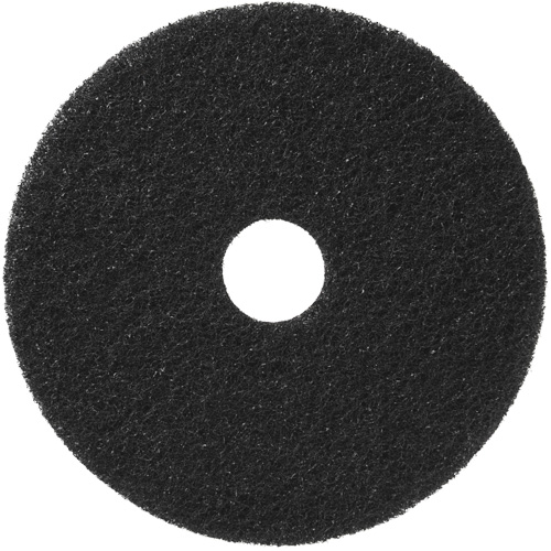 Floor Pads, 12", Stripping, Black Sécurité Médic