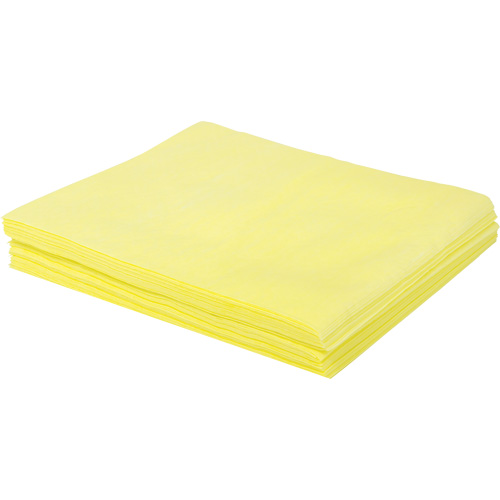Chiffon &agrave; poussi&egrave;re trait&eacute; &agrave; l'huile pour service moyen TaskBrand, Polyester, Jaune Sécurité Médic