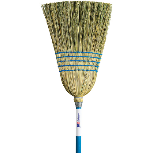 Light-Duty Indoor/Outdoor Corn Broom, 5-String, Wood Handle Sécurité Médic