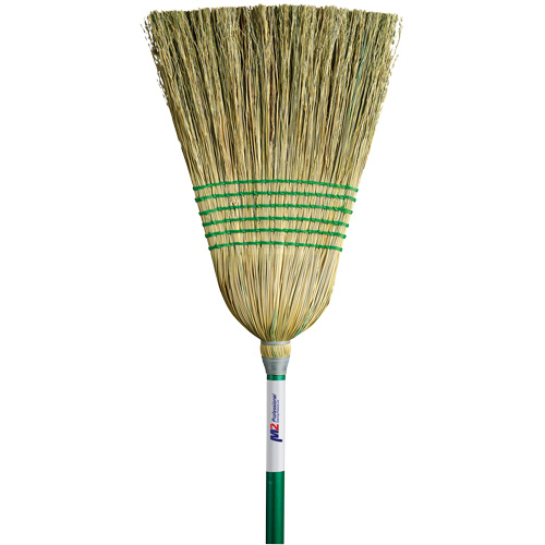 Balai de paille &agrave; usage l&eacute;ger, Six cordes, Manche Bois Sécurité Médic