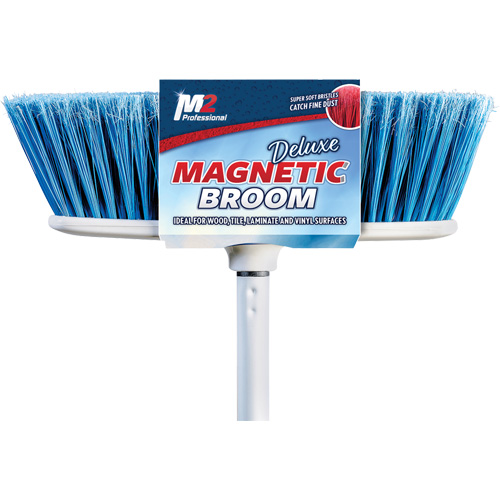 Flat Magnetic Indoor Broom with Handle, 48" Long Sécurité Médic