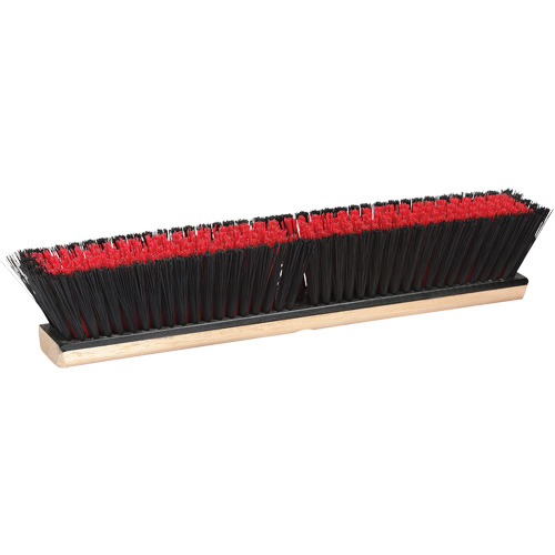 Combination Push Broom, 24", Coarse/Medium, PVC Bristles Sécurité Médic