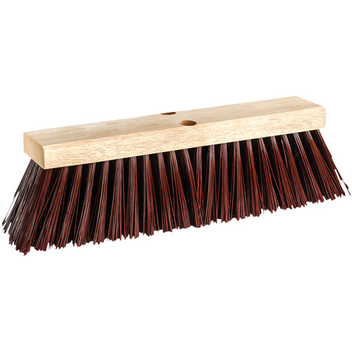 Balai-brosse de rue et d'&eacute;curie, 16", Extra-ferme, Soies Polypropyl&egrave;ne Sécurité Médic